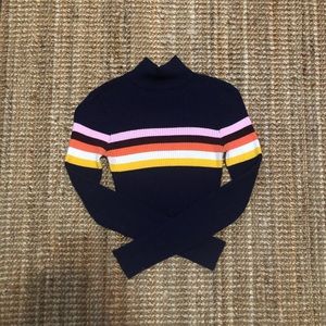 Free With Bundle- Retro Cropped Sweater